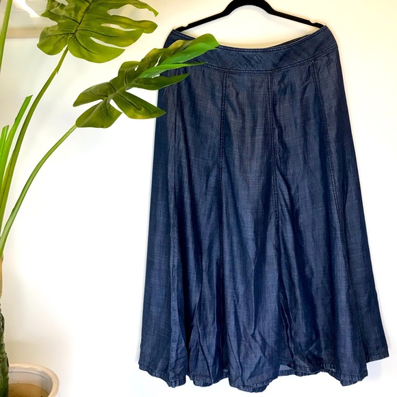 Coldwater Creek Dresses & Skirts - 💙New Jean skirt -long- Modest 💙
